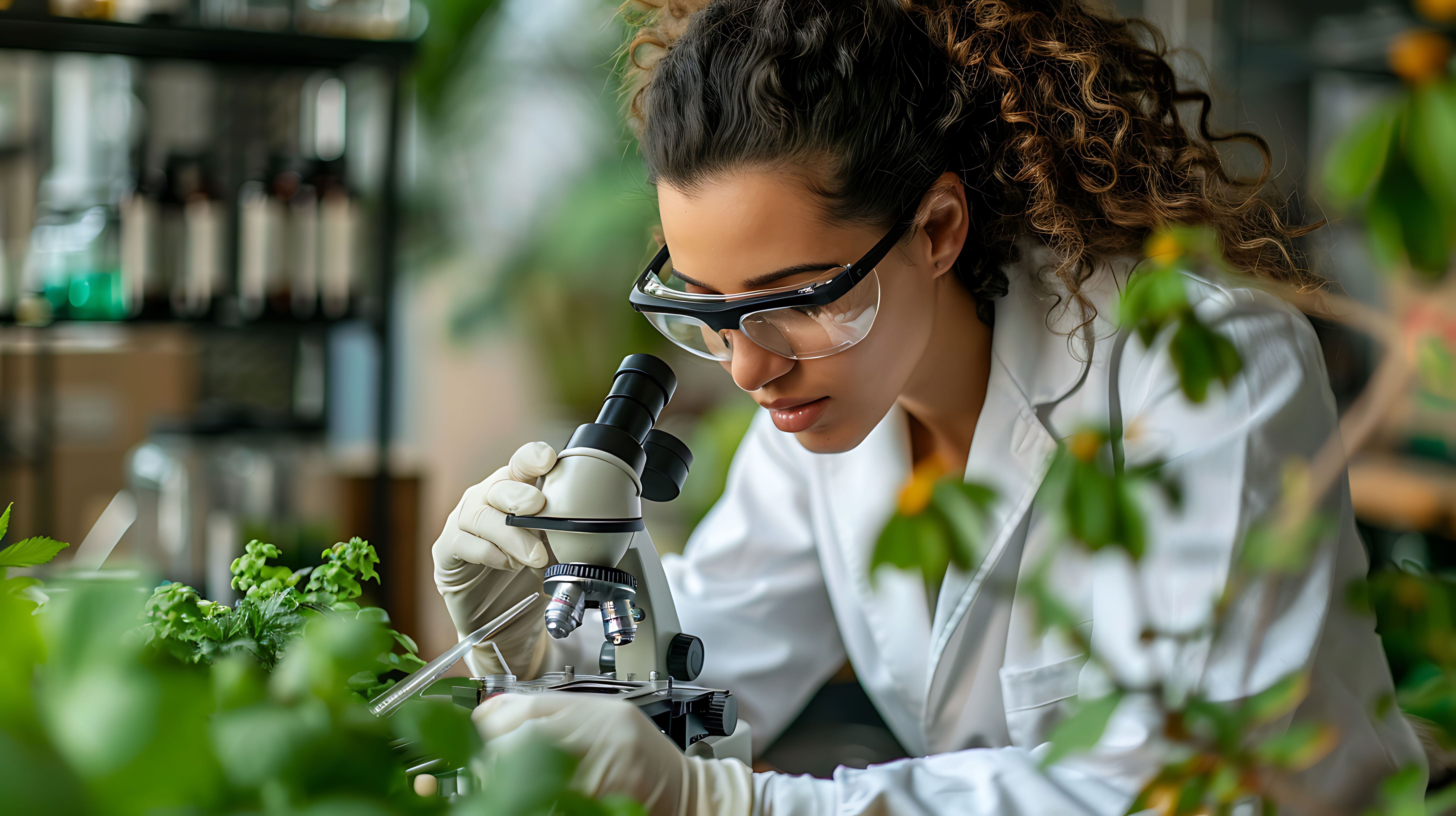 Scientist in laboratory